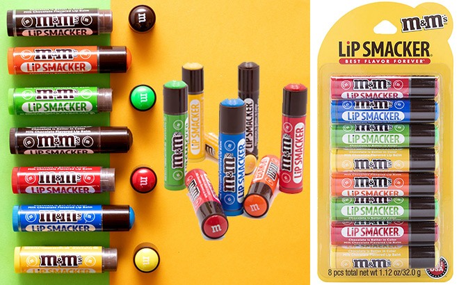 Lip Smacker M&M Lip Balm 8-Count $5