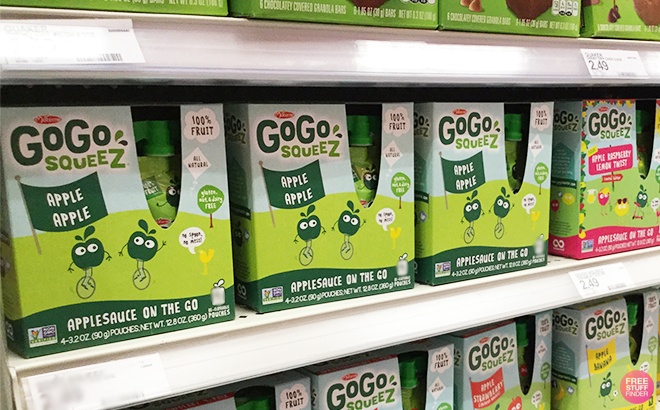 GoGo squeeZ 20-Count Applesauce on the Go in Apple Apple ONLY $8.13 (41¢ Each!)