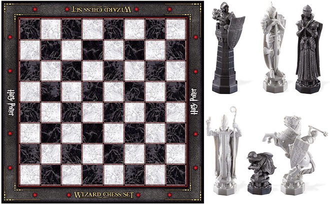 My Harry Potter Wizards' Chess Set Makeover  Harry potter chess, Harry  potter chess set, Harry potter chess board