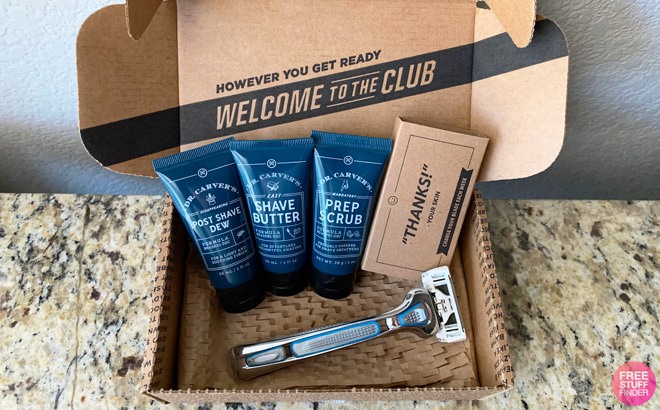 Dollar Shave Club Kit with Razor, Refills & Shaving Essentials