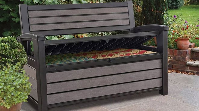 Sam's club outdoor storage bench deals