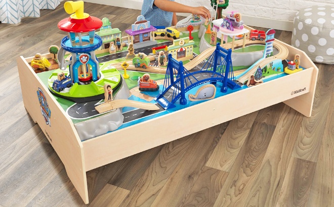 Kidkraft paw patrol train table 2025