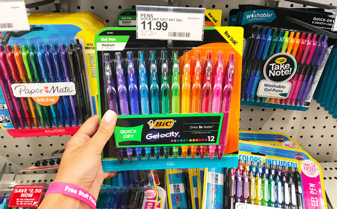 BIC Gel-ocity Pens ONLY $5.49 at Target (Regularly $12) - Just Use Your Phone!