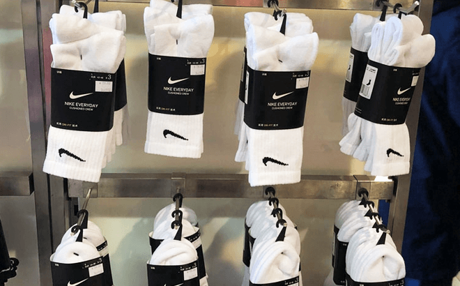 Nike and Adidas Men's Socks 6-Packs for $9.99 + FREE Shipping (Reg $20) |