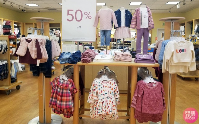 Gymboree Clothing, Shoes & Accessories for 50% Off + FREE Shipping (Starting at $3.97)