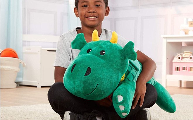 Melissa & Doug Cuddle Dragon Jumbo Plush with Activity Card JUST $12.50 (Reg $25)