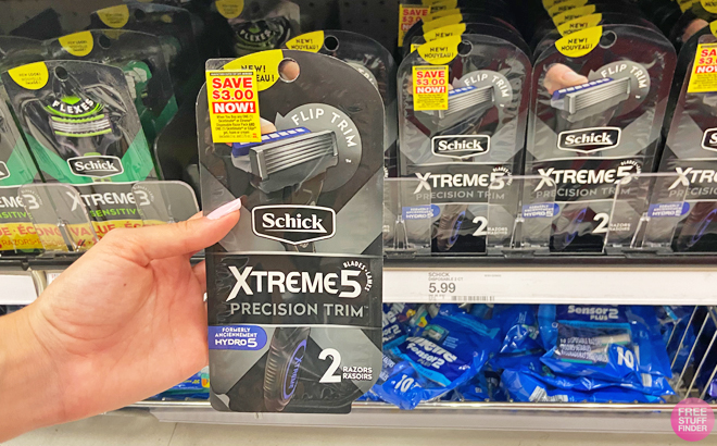 Schick Xtreme 5 Disposable Razor Just $2.99 at Target (Reg $6) - Load Offer Now!