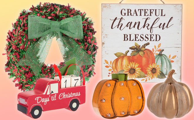 Fall & Christmas Decor Up to 40% Off - Starting From ONLY $2 at Hobby Lobby