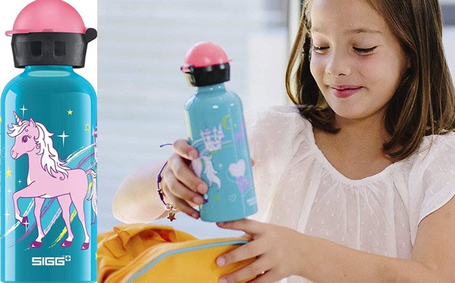 SIGG Bella Kids Unicorn Water Bottle for JUST $4.86 (Regularly $10) - Best Price!
