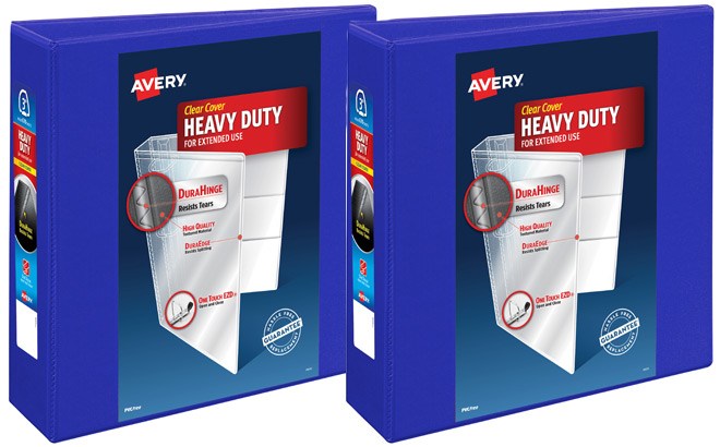 Avery Heavy Duty Binders ONLY 50¢ at Walmart - No Coupons Needed!