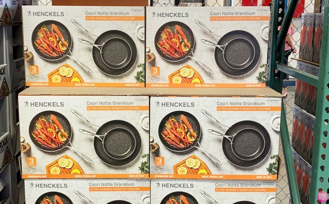 Henckels Capri Notte 3 Piece Fry Pan Set ONLY $79.99 at Costco - JUST $26.66 Each!