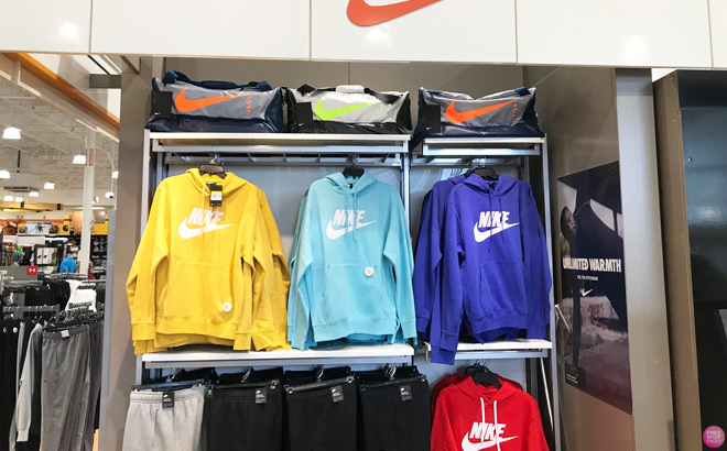 Nike hoodies in store deals