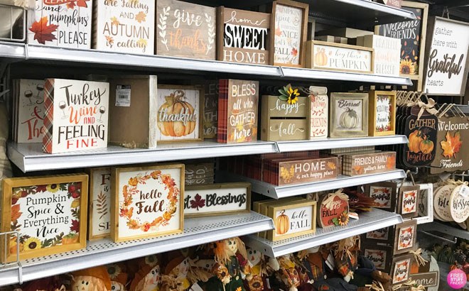 Fall & Thanksgiving Home Decor Starting at ONLY $6 + FREE Store Pickup (Reg $15)