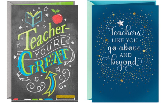 3 Free Hallmark Thank You Teacher Cards Free Stuff Finder