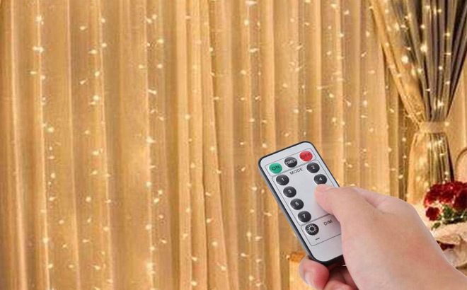 Curtain Lights with Remote $9 (Reg $30)