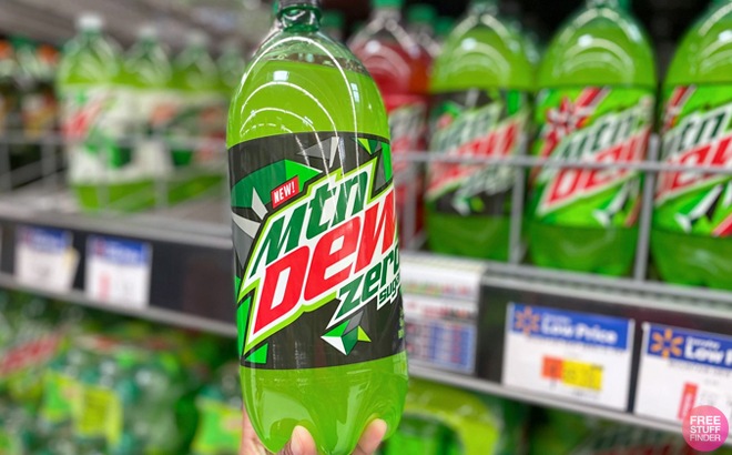 Free Mtn Dew Zero Sugar 2 Liter At Walmart Free Stuff Finder