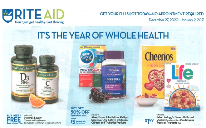 Rite Aid Ad Preview (Week 12/27 – 1/2)