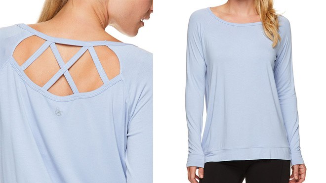Gaiam Cross Back Top