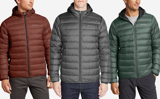 eddie bauer cirruslite down hooded jacket