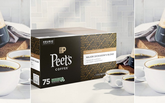 Peet's K-Cups 75-Pack Only $28 Shipped