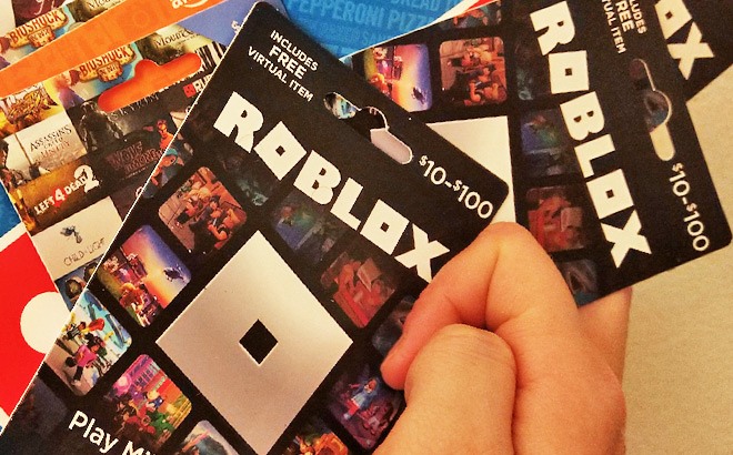 roblox gift card online amazon