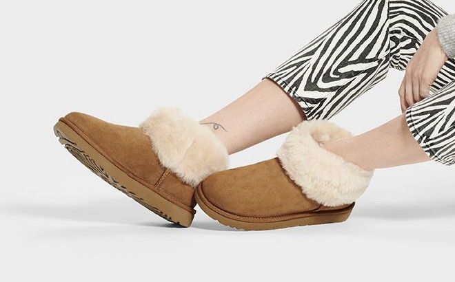 uggs mini fluff booties