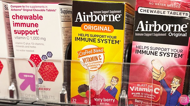 Airborne 96-Count Vitamin Tablets $4.70