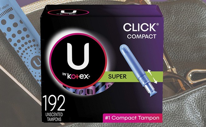 U By Kotex Click Tampons 192 Count Just Reg 50 Free Stuff Finder
