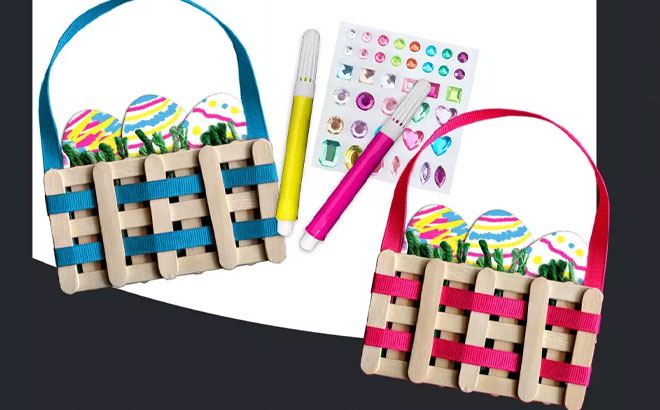 FREE Kids Easter Basket Craft