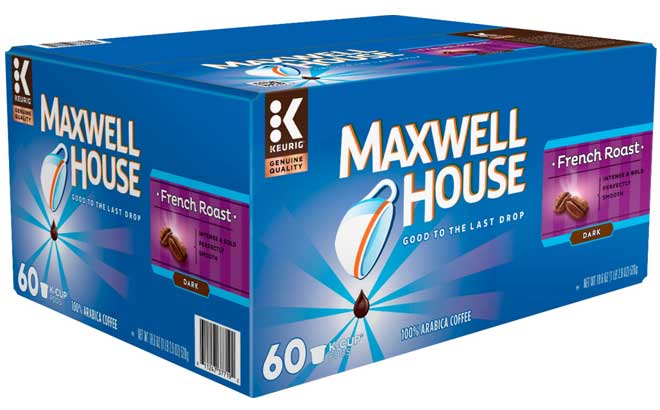 Maxwell House K-Cups 60-Pack 33¢ per K-Cup