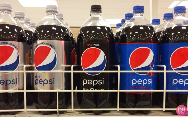 Pepsi Zero Sugar 2 Liter Bottle 63¢