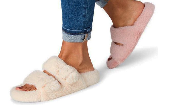 Steve Madden Fuzzy Slippers $14.93 | Free Stuff Finder