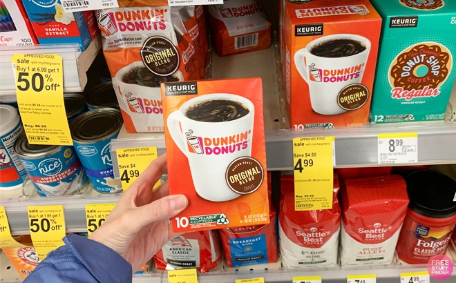 Dunkin' Donuts 10-Count K-Cups $4.99