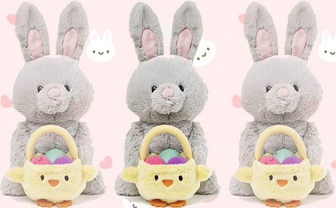 10-Inch Bunny with Basket $15