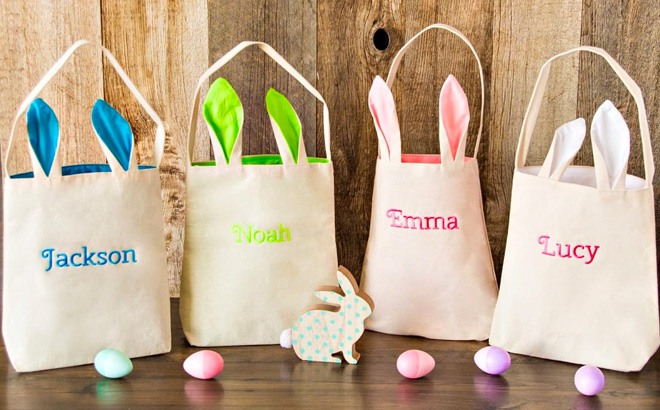 Personalized Easter Totes $11.99 Shipped (Reg $25)