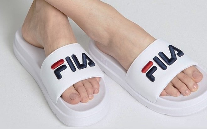 fila slide ons