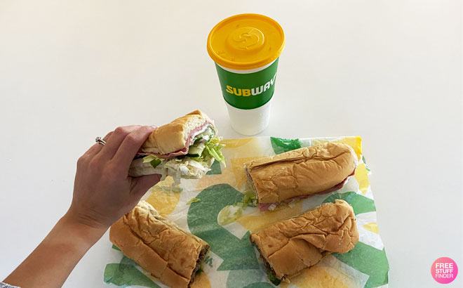 Use promo code 599FOOTLONG in the app or online and get exactly