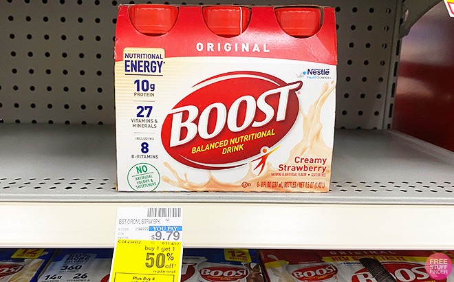 Boost Nutritional Shake 6-Packs $3.34 Each!