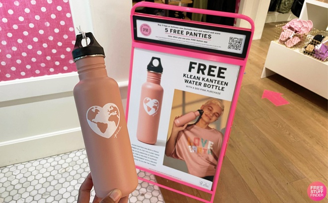 Victoria's Secret: FREE Klean Kanteen Water Bottle with PINK Purchase