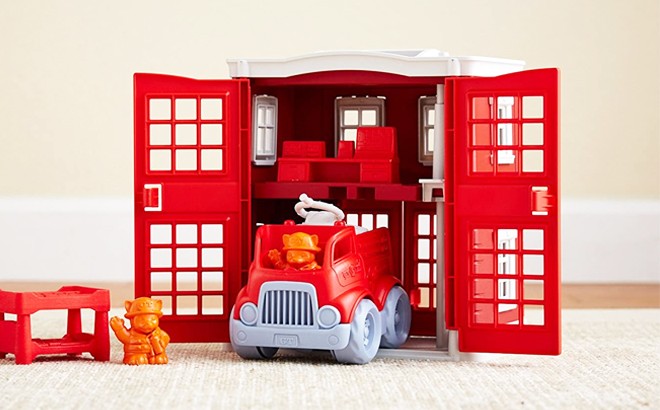 Green Toys Fire Station Playset $20 (Reg $50)
