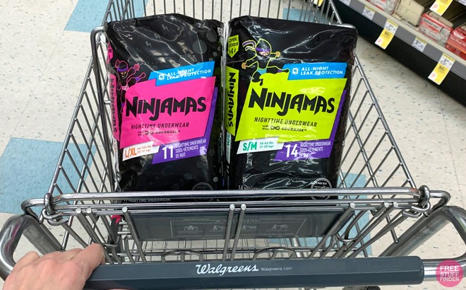2 Pampers Ninjamas $2.50 Each (Reg $13)