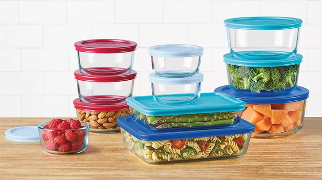 Pyrex 22-Piece Food Storage Set $25
