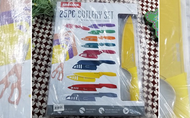 Art & Cook 25-Piece Cutlery Set $20 (Reg $100)