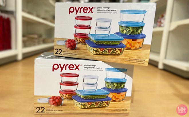 Pyrex 22-Piece Food Storage Set $30 Shipped