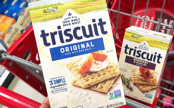 Triscuit Crackers 24¢ (Reg $3)