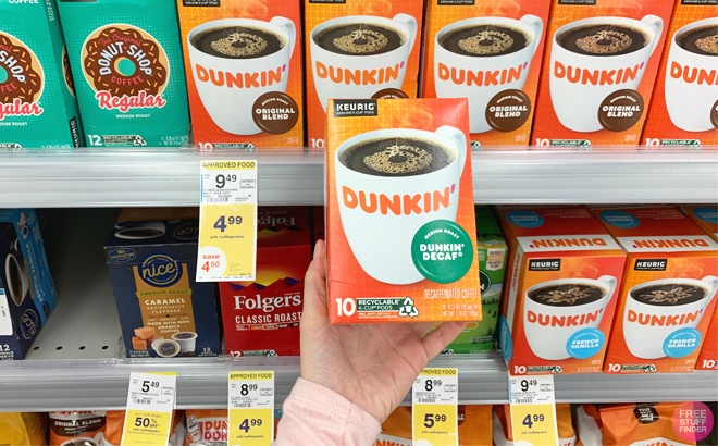 Dunkin' Donuts 10-Count K-Cups $4 (Reg $9)