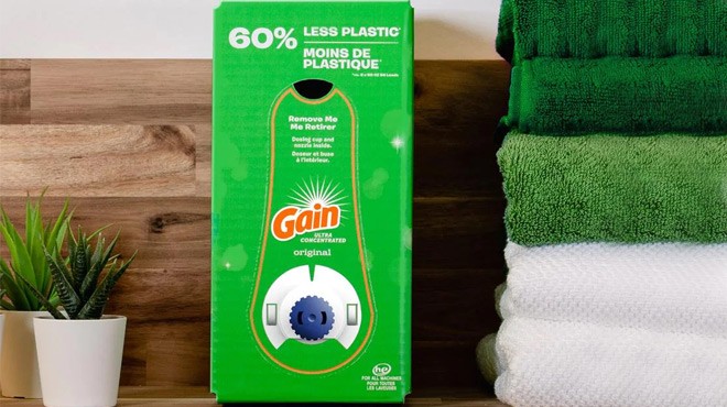 Gain 96-Load Laundry Detergent $12 (Reg $18)