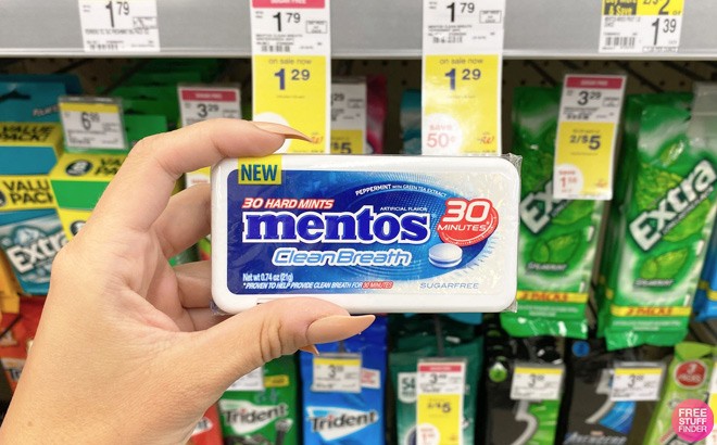 FREE Mentos Clean Breath Mints!