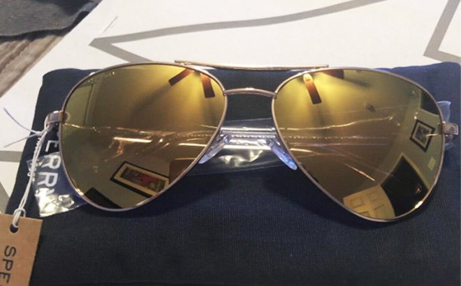 Sperry Tarpon Polarized Men's Squared Aviator Sunglasses