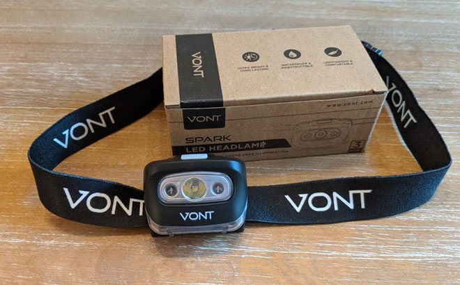 Waterproof LED Headlamp 4-Pack $14.99